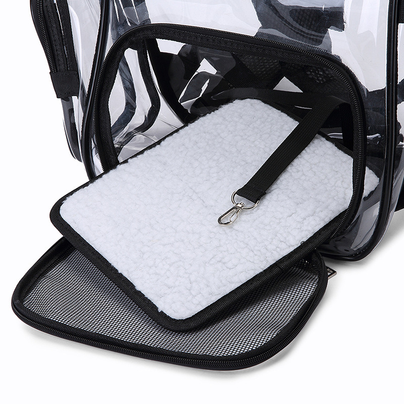 Transparent Pet Backpack Carrier for Small Dogs and Cats