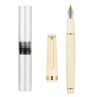 Jinhao 82 Acrylic Fountain Pen Gold clip F 0.5mm nibs pink green school office Supplies business writing ink pens